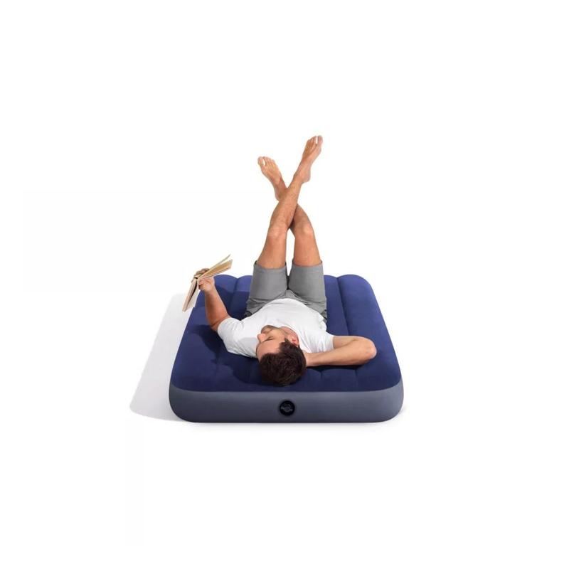 10" Twin Size Air Mattress with Velvety Soft Sleep Surface & 2-in-1 Valve for Easy Inflation Portable Lightweight Design