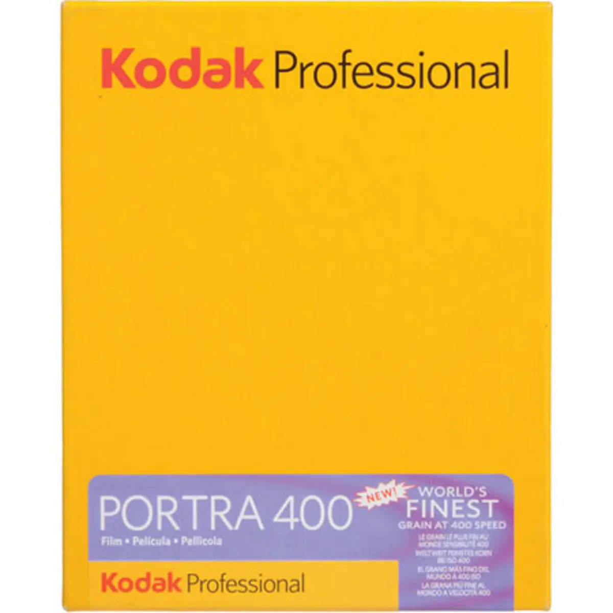 Kodak Portra 400 Color Negative Film, 4x5", 10 Sheets, USA