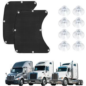 Semi Trucks Window Shades, Side Window Sun Shade Suitable for Freightliner Cascadia, Peterbilt 579, Kenworth T680, etc, Sunshade and Sun Protection Semi Truck Accessories