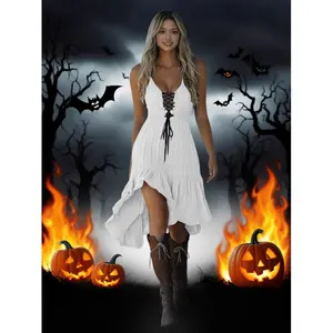 2026 New European and American Women's Coat, Vintage Gothic Dress, Holiday Casual Drawstring Lace Trim Style