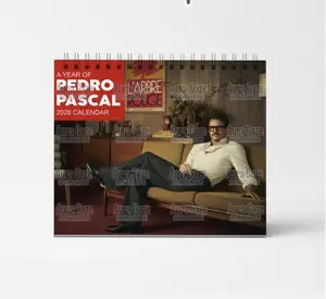 Pedro Pascal 2026 Wall Calendar Planner, Unique Holiday Gift, Fan Gift, Gift For Her, Pedro Pascal Celebrity Merchandise, Celebrity Crush Merch