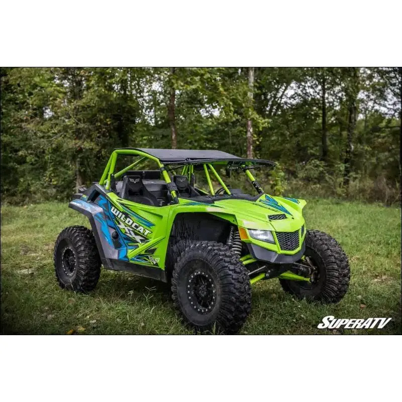 SuperATV Arctic Cat Wildcat XX Flip Up Windshield