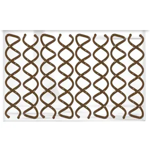 Bobby Pins - 8 Pack - Light Brown - 2 Inches - Beautiful Twist Hair Accessories for Women and Kids - Easy Bobby Pins for Fast and Secure Buns, Messy Styles, and Updos