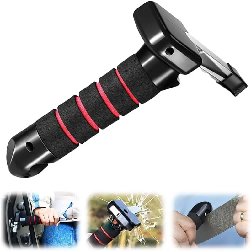 3-in-1 Composite Materials Metal Door Handle Assist Kit - Small Size, Easy to Carry, Cushioned Non-Slip Overlay Car Accessories Interior for Car Owners