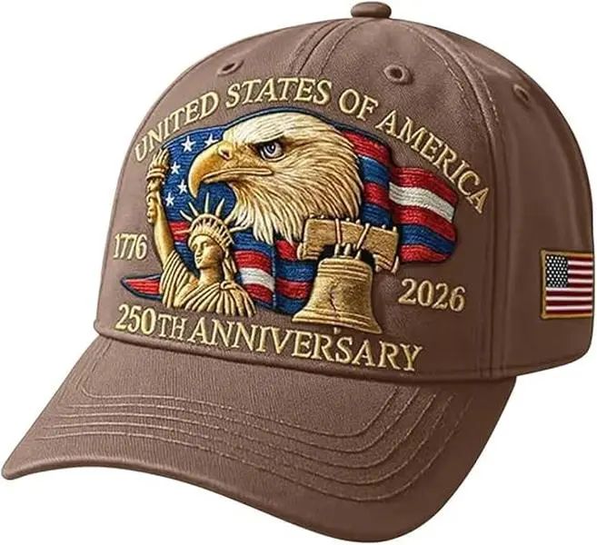 250 Anniversary USA Hat 250th Ripped Denim Cap 250 Anniversary USA Merchandise Baseball Cap for Men Women