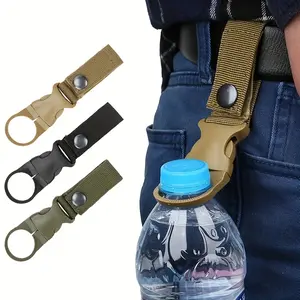 Outdoor Waist Belt Nylon Backpack Detachable Water Bottle Hook Loop