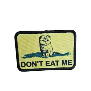 Don't Eat Me Flag Meme with Cat 2"x3" Removable Morale Patch