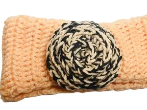 Crochet Raised Rose Headband-Ear Warmer-Cozy-Winter Wear-Soft for Women