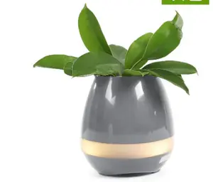 Musical Flower Pot - LED Bluetooth Night Light Speaker