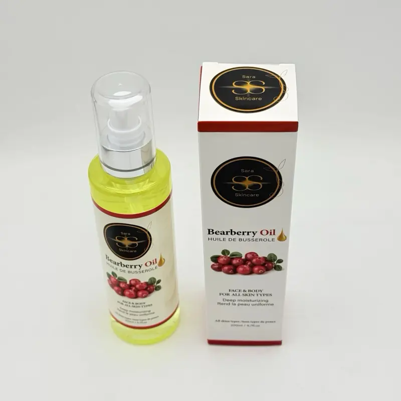 SARA SKINCARE VÉGÉTALES BEARBERRY OIL FOR BODY AND FACE /HUILE DE BUSSEROLE