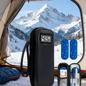 *Insulin Cooler Travel Bag with Temperature Display for Diabetes Includes 2 Ice Packs & Temperature Monitored Storage for Medication with Zip Closure