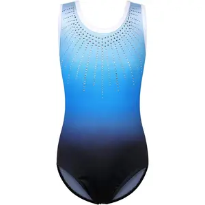 Gymnastics Leotards for Girls Shiny Jewels Kids Athletic Apperal Dance Outfit