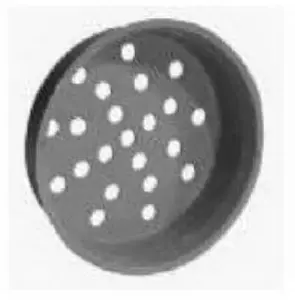 434AA 4 in. Perforated Drain Tube End Plug