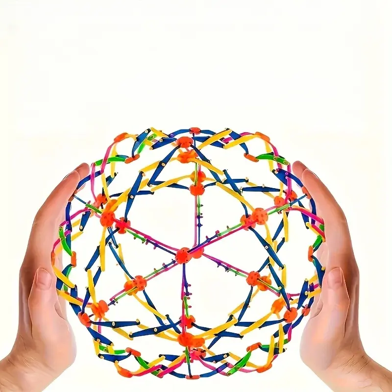 Expandable Magic Breathing Ball, Foldable Stretch Sphere, Kids Sensory Interactive Fidget Toy