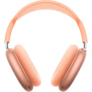 Apple AirPods Max Wireless Headphones - Orange Color, Over-Ear Design, Bluetooth Connectivity, Soft Ear Cushions