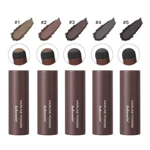 Hairline Powder, Filling, Modifying, Contouring, Shadow Powder Highlight Brown, Cover Gray Hair, Eyebrow Powder, Color-enhancing and Non-flaking Powder