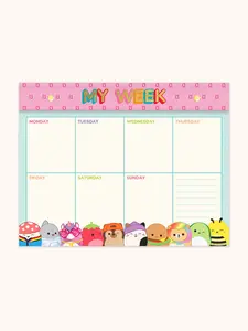 Squishmallows Back-to-Campus Squad Weekly Desk Pad