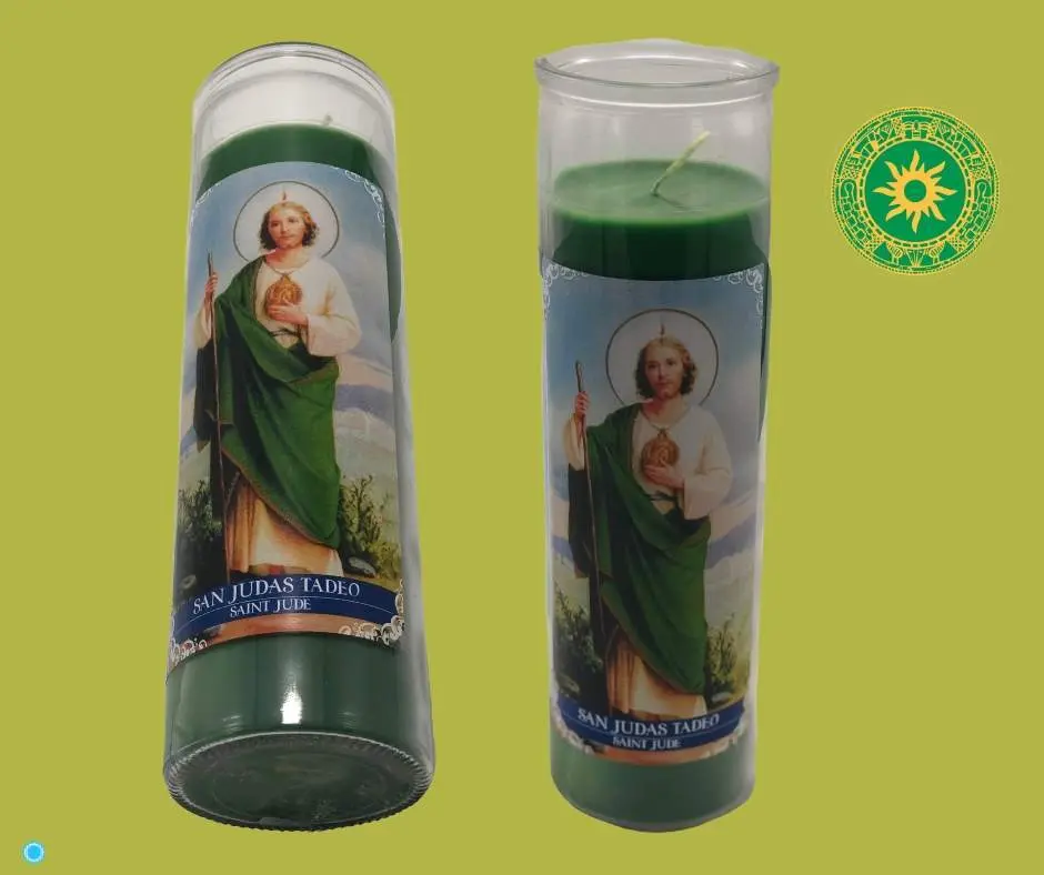 8” CANDLE FOR SAN JUDAS TADEO (OGGUN)