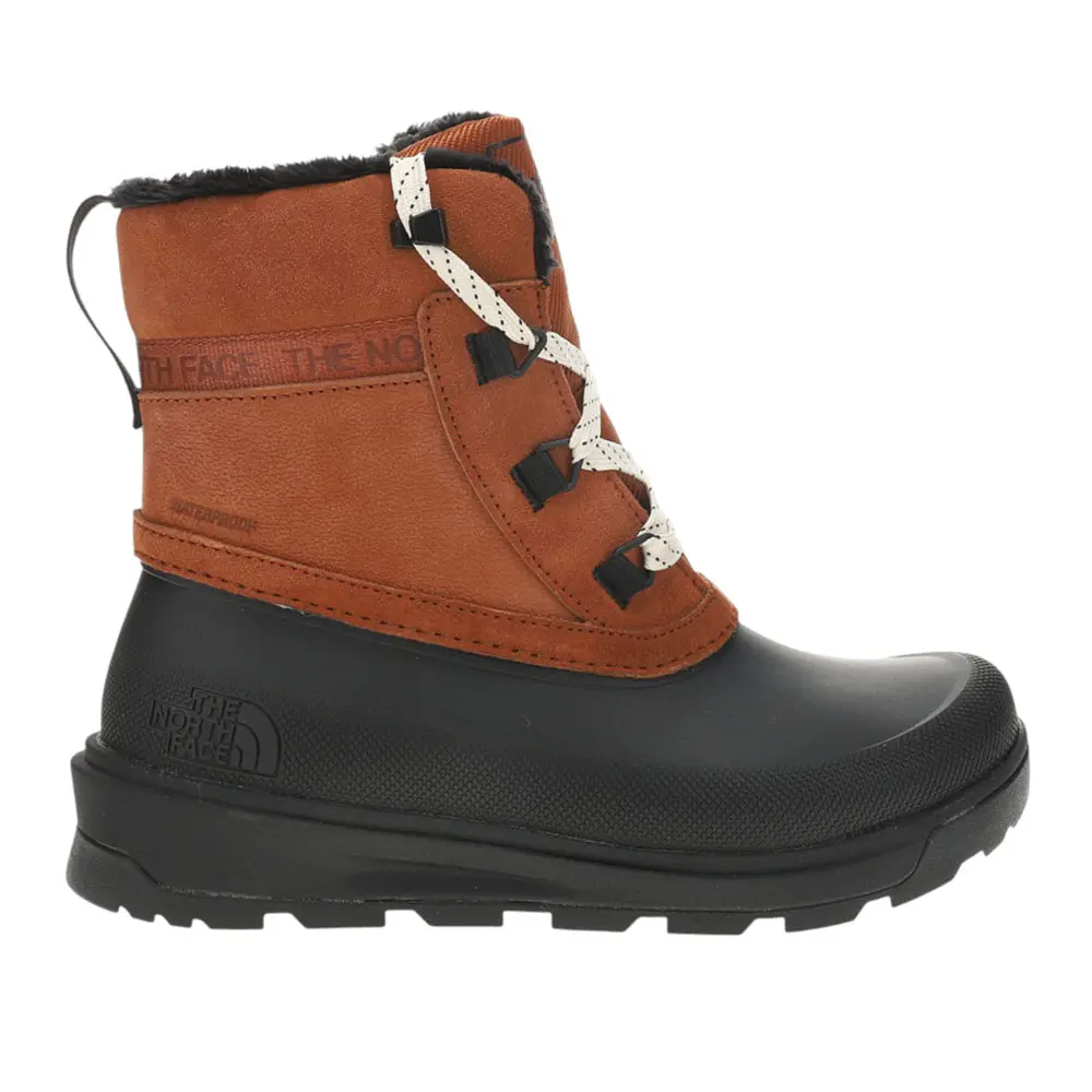 The North Face Womens Shellista V Shorty Waterproof Insulated Winter Casual Boots Ankle - Black, Brown