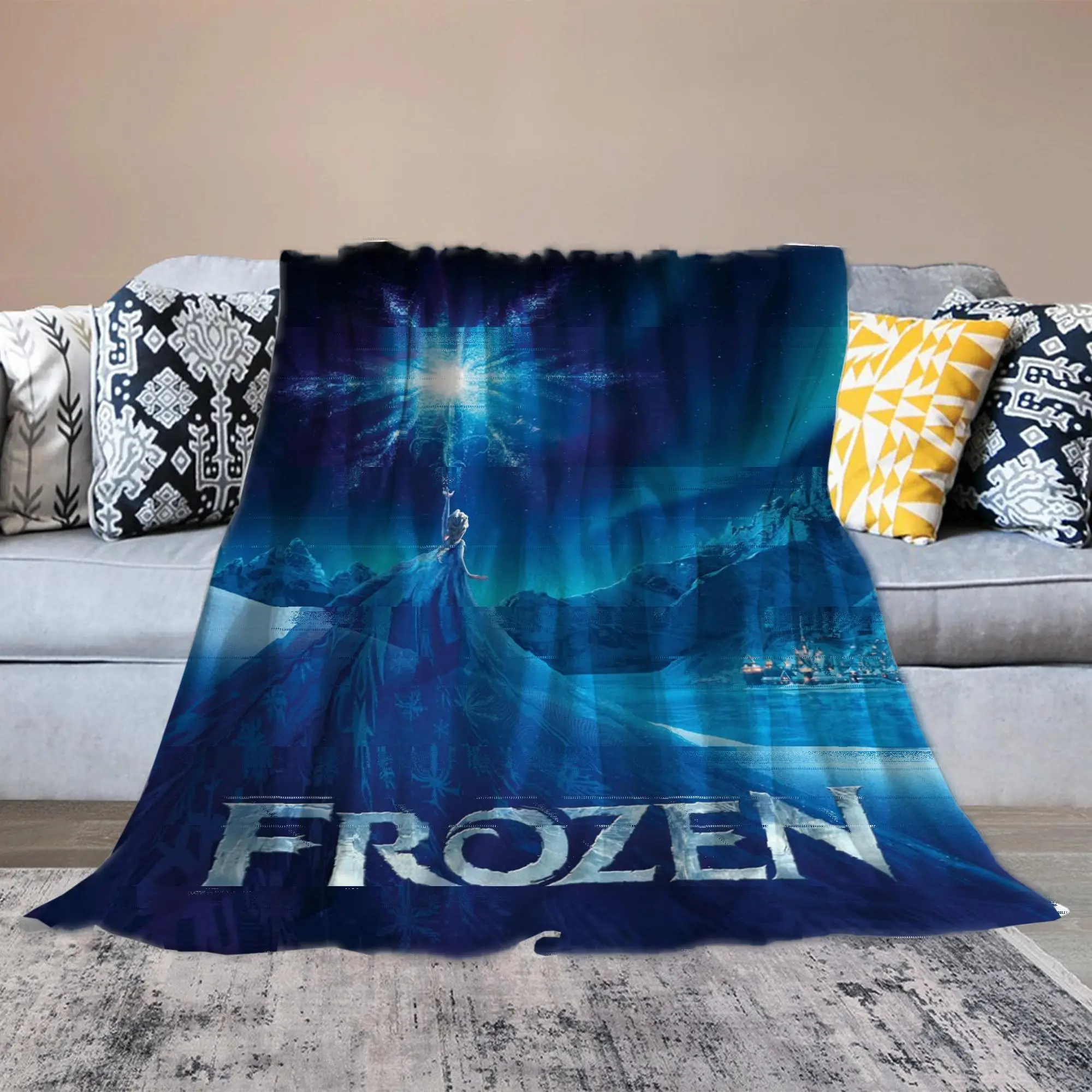 Elsa Ultra Soft Flannel Fleece Blanket | Cozy Lightweight Throw Blanket for Couch, Sofa, Bed & Travel a-245