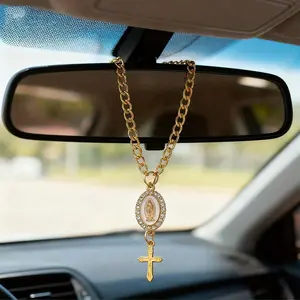 Steering Wheel Rosary Charm Accessory l Rosary Car Charm Accessory l Car Accessory l Car Charms l Car Decor l Unique Trendy Car