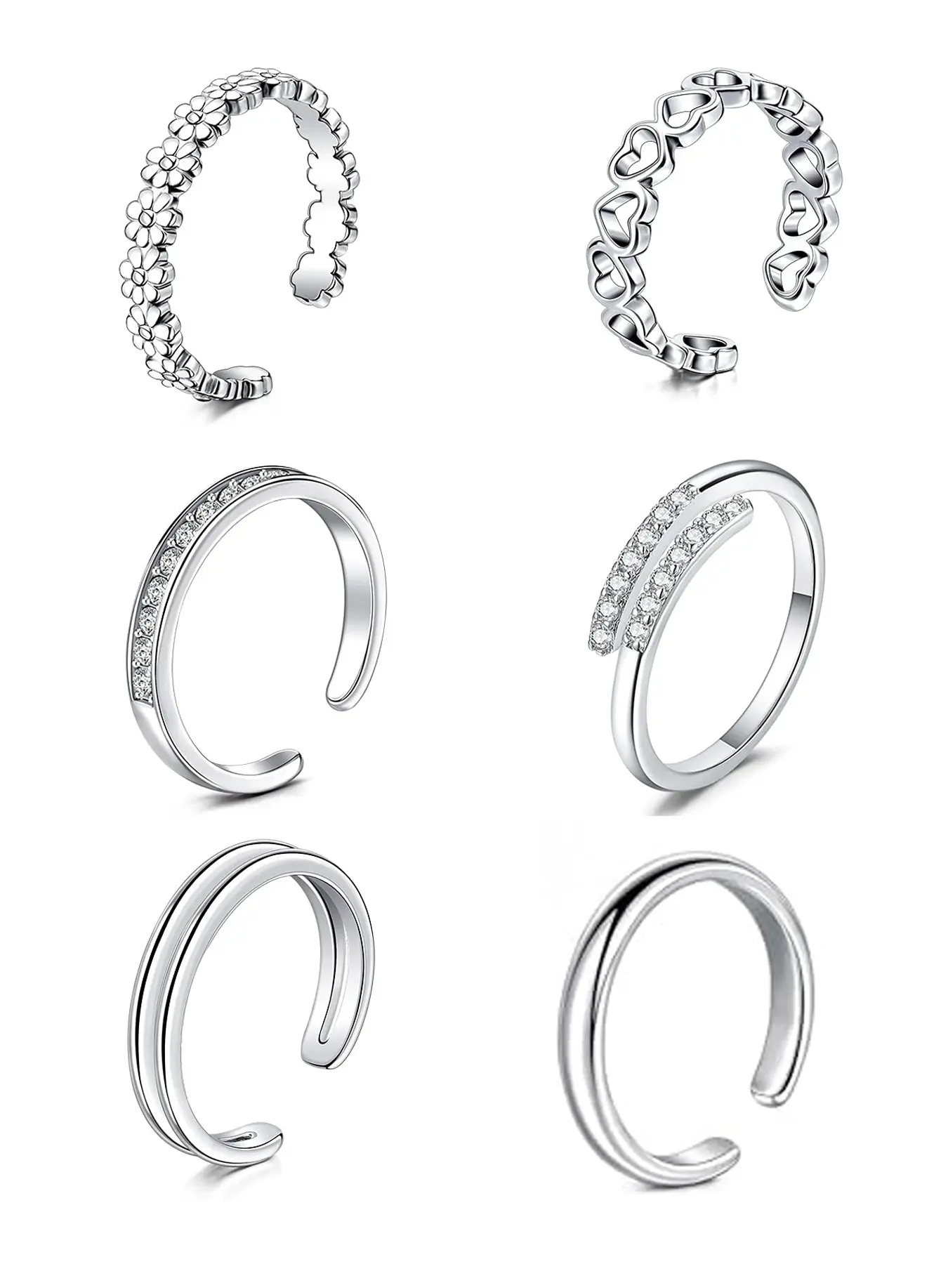 Toe Rings for Women Gold Toe Ring Gold Ankets for Women Silver Toe Ring Stainless Steel Waterproof Trendy Chic Body Jewelry Anklet no Tarnish
