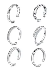 Toe Rings for Women Gold Toe Ring Gold Ankets for Women Silver Toe Ring Stainless Steel Waterproof Trendy Chic Body Jewelry Anklet no Tarnish