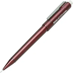 OIC NSN3176428 0.5 mm Dual Action Mechanical Pencil, Burgundy