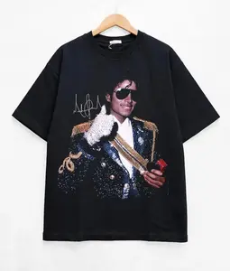 Michael Jackson King of Pop Vintage T-Shirt, Iconic Glove Graphic Tee, Retro Music Shirt