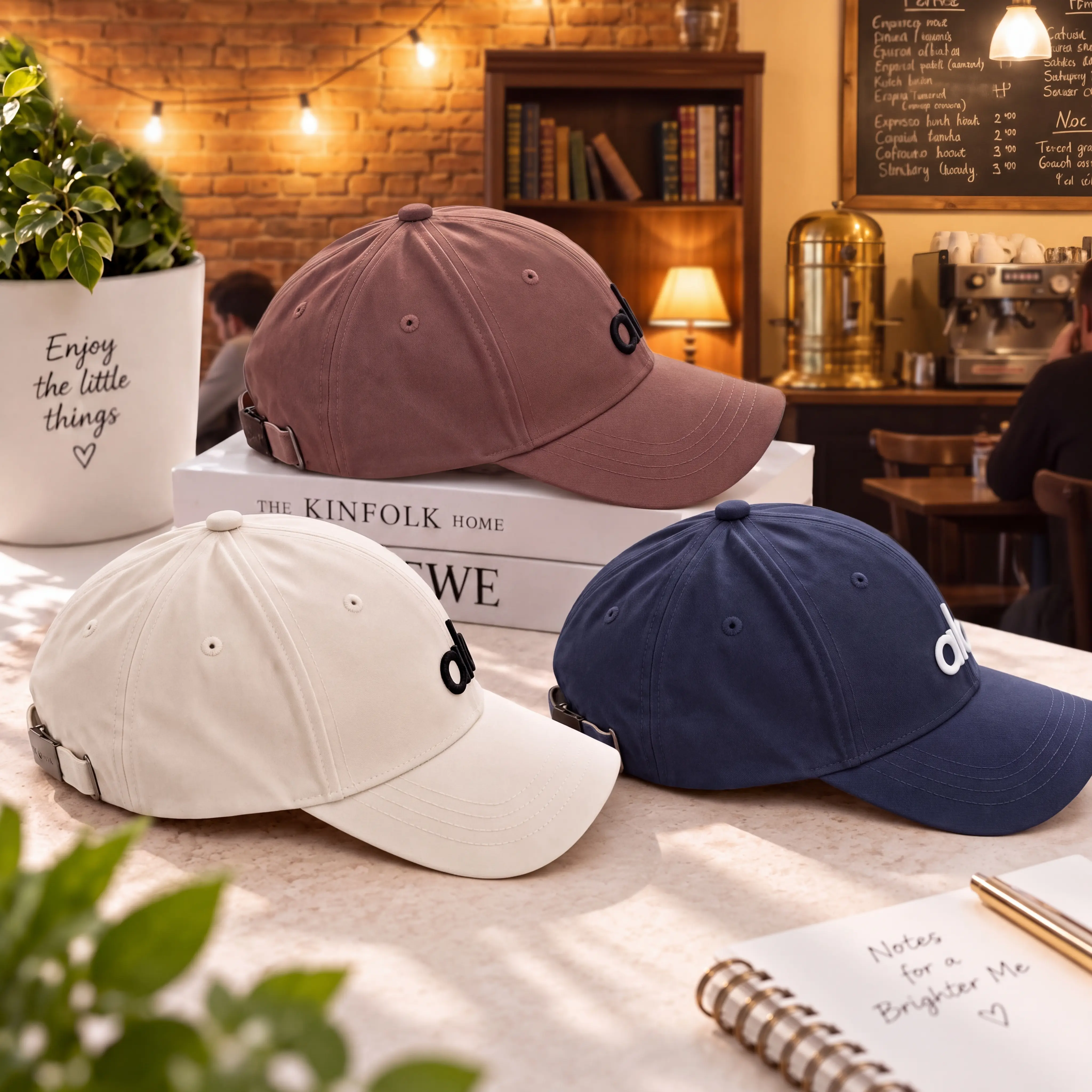 Classic Low Profile Baseball Cap with Curved Brim, Adjustable Metal Buckle, Embroidered Front Detail, Casual Everyday Hat for Men and Women