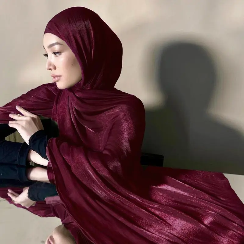 18ColorsWomenHijabScarfShinyMuslimLongScarvesLightWeightSoftTurbanShawlOrganzaSatinShimmerScarf 18ColorsWomenHijabScarfShinyMuslimLongScarvesLightWeightSoftTurbanShawlOrganzaSatinShimmerScarf