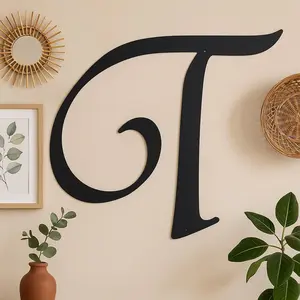 Metal letter T