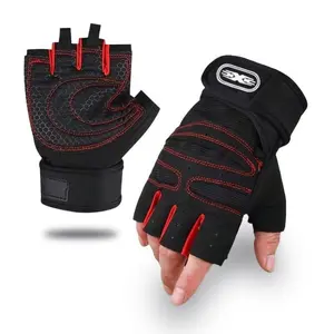 Men Women Shockproof Fitness Gloves, Suitable for Weightlifting, Gym Training, Boxing, Cycling, Sports Protection Gear