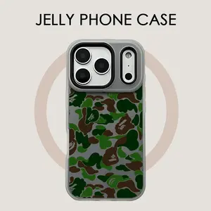 Cool Bape Phone Case For IPhone 17 16 15 14 13 12 11 Pro Max Plus Mini Case Luxurious Jelly-like Material Fashionable Durable Crystal Clear Uniquely Stylish Shock-Absorbent & Scratch-Resistant for a Perfect Fit