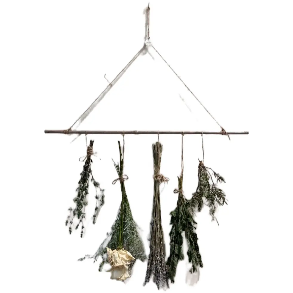 Bamboo Herb & Flower Hanger Organiser Lightweight