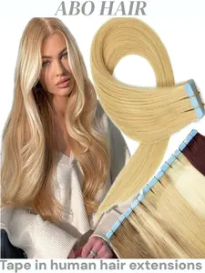 20 Pcs Tape-In Human Hair Extensions, 30g, 12-22 Inch, Natural Look, Easy Application, Long Lasting, Perfect for Volume & Length