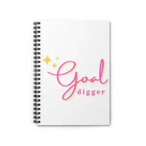 Goal Diggger Spiral Notebook - Ruled Line