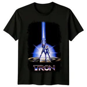 Tron Movie Poster Inspired T-Shirt Size S-3XL
