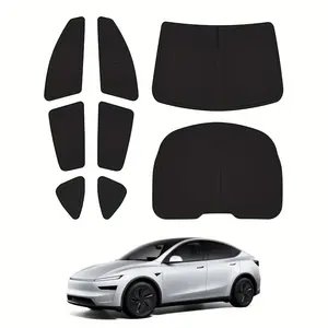 Tesla Model Y 2019-2026 Juniper/Standard Car Window Sunshade Set, Privacy Protection, 100% UV Blockage, Ideal for Camping, Napping, Changing Clothes