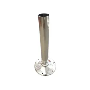 Pedestal, Stainless, 30" Fixed, 4" Diameter