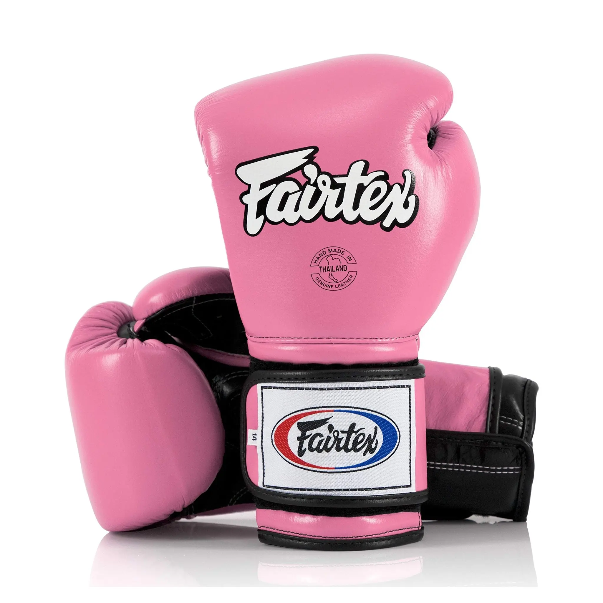 Fairtex BGV9 Mexican Style Pink Black Muay Thai Boxing Gloves - Heavy Hitter, Flexible, Dexterous Sports Gloves for Boxing Training, Flexibility, Dexterity, Boxing Sports Gloves