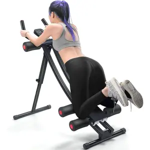 Abdominal Trainers, Adjustable AB Machine at Home or Gym for Core Strength Training, Ab Cruncher Foldable Fitness Gear for Men and Women Exercise &Workout