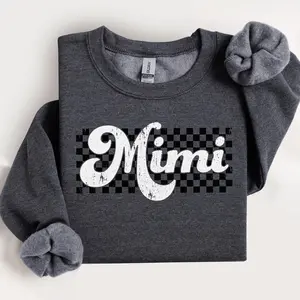 Mimi Shirt, Cute MiMi Tee Gift from Grandkids Crewneck Shirt, Grandma Tee Retro Mimi Sweatshirt