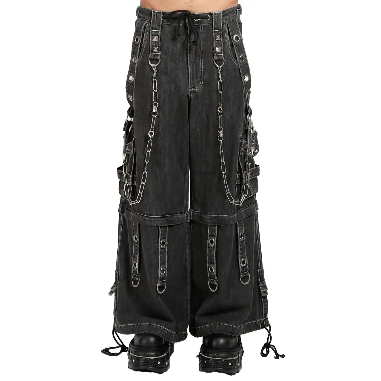 Tripp NYC Super O-Ring Pants [BLACK DENIM]