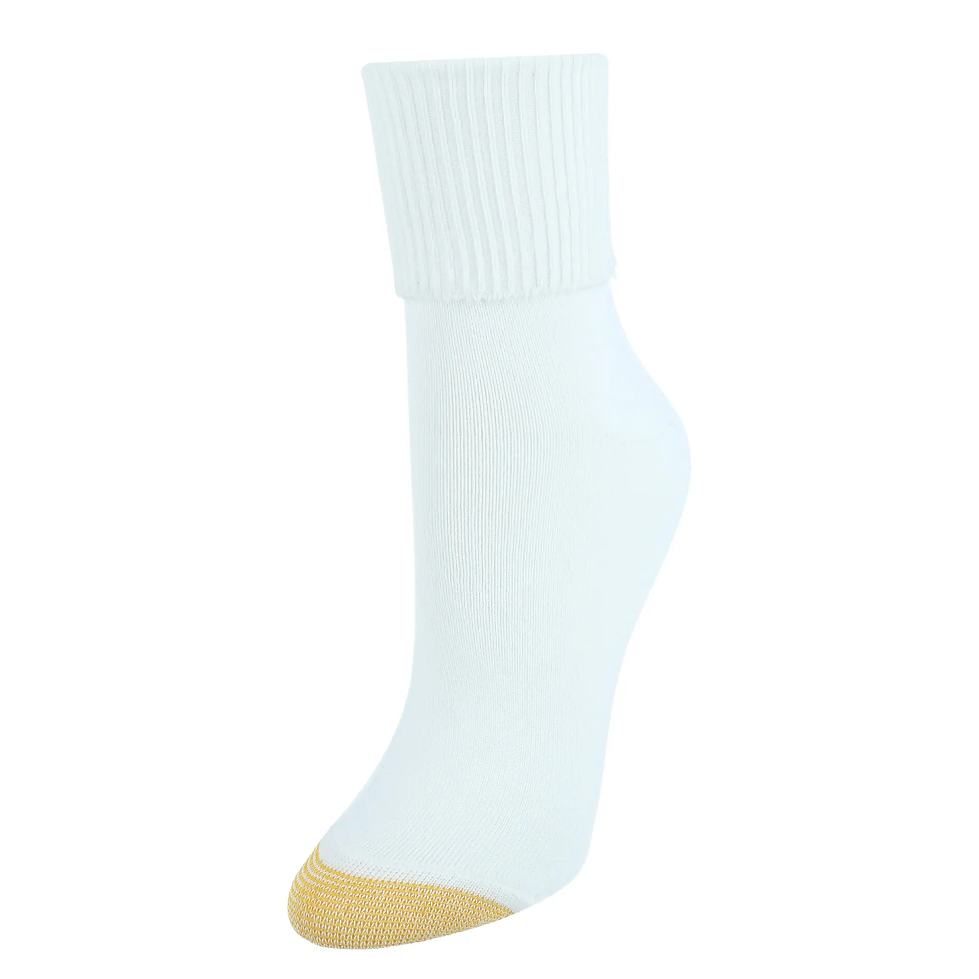 Women's Gold Toe Providence Turn Cuff Low Cut Socks - 3-Pair Pack, Soft, Stylish, for Golf, Fit, Casual Wear