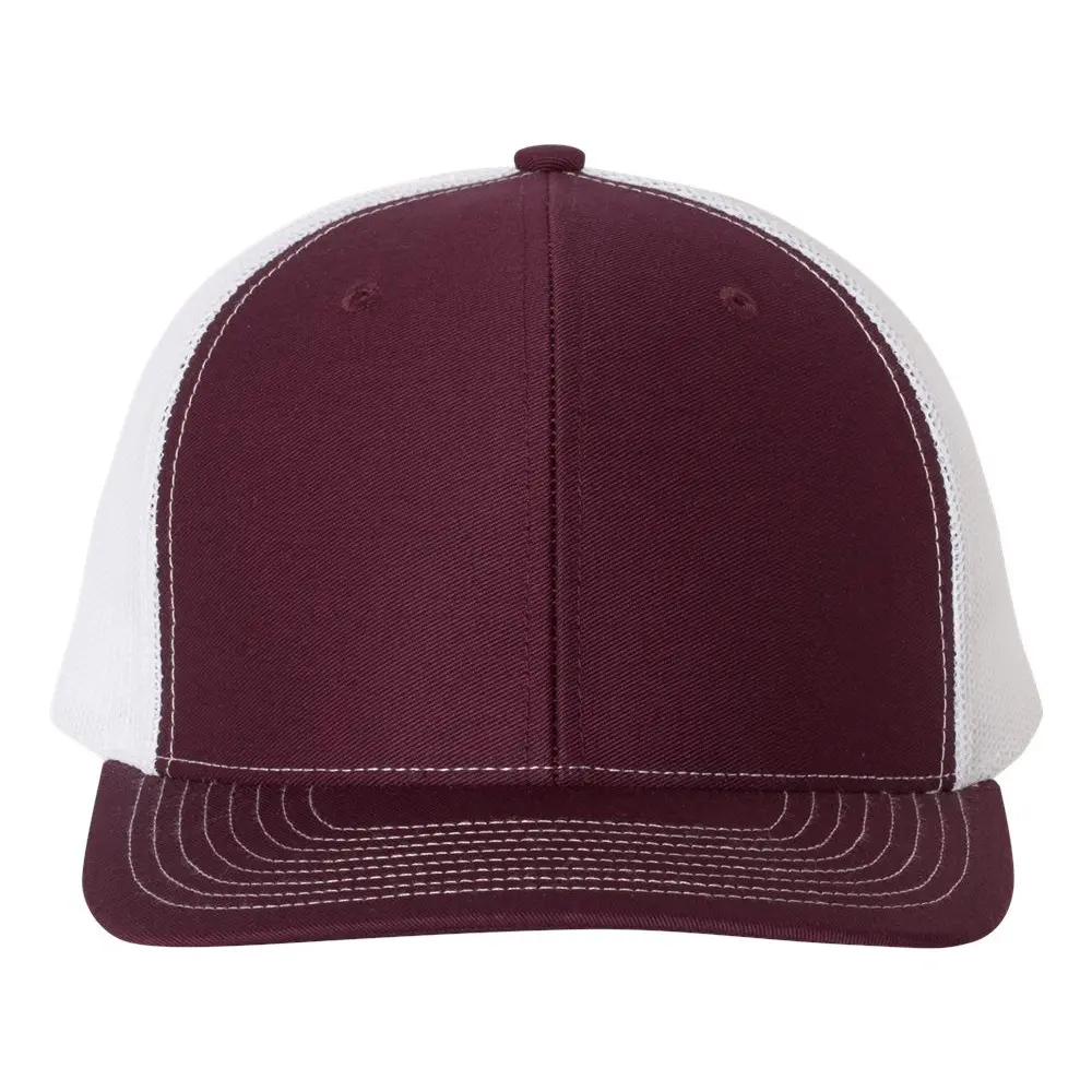 Maroon/White