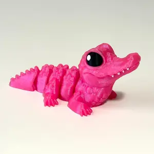 Crocodile Hatchling - 3D Printed Articulating Figure