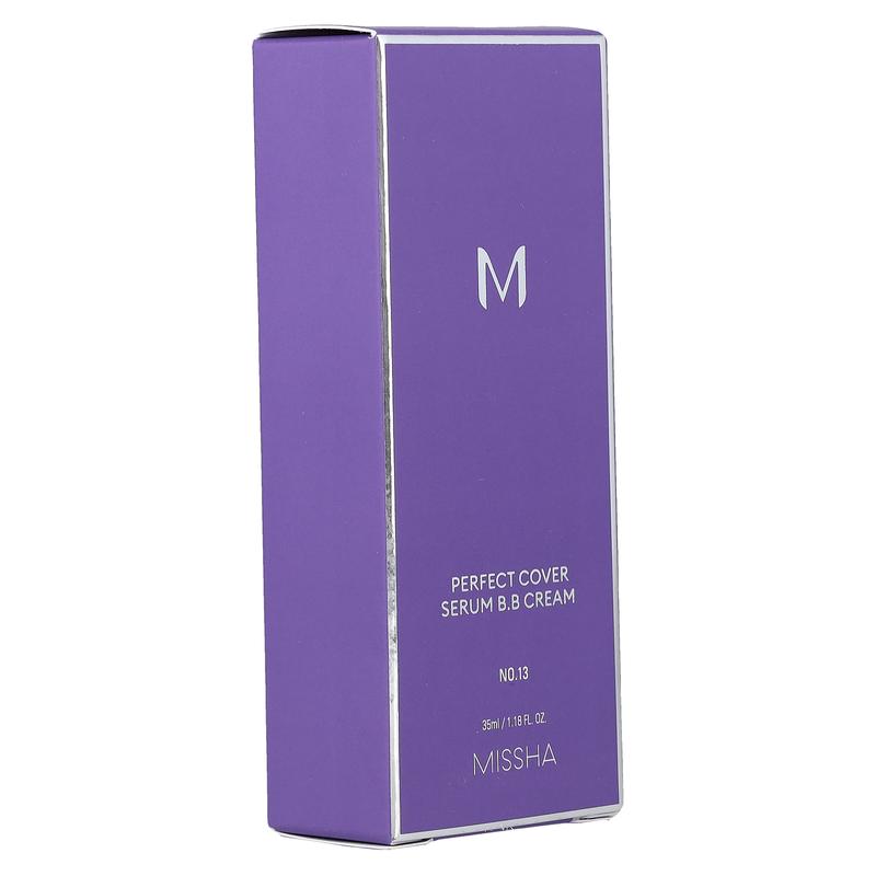 Missha Perfect Cover Serum B.B Cream, No. 13 Light Fair, 1.18 fl oz (35 ml)