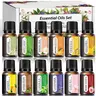 13-Scent 10ML Aromatherapy Oils Set - Home Fragrance Freshener Bottles, Cool Mint Vanilla & More Scents, Stress Relief for Aromatherapy Oil Diffuser, Home Care Supplies Gift Option