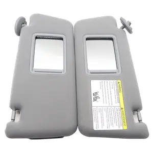 SJPACK 1 Pair LH Driver & RH Passenger Side Sun Visors Gray for Toyota Tacoma 2005-2015 Car Accessories Automotive